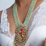 Mayur Haar Polki Long Necklace