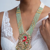 Mayur Haar Polki Long Necklace