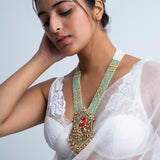 Mayur Haar Polki Long Necklace