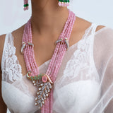 Kaamini Long Necklace with Earrings