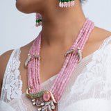 Kaamini Long Necklace with Earrings