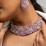 Pure Enchantment Choker Necklace with Earrings