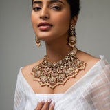 Rajkumari Shringaar Necklace with Earrings & Maang Tika