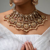 Rajkumari Shringaar Necklace with Earrings & Maang Tika