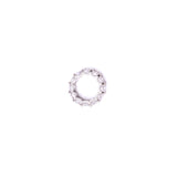 Diamante Sparkling White Round Cut Cocktail Ring