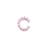 Diamante Pink Baguette Cut Cocktail Ring