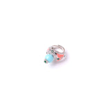 Diamante Topaz Blue Cocktail Ring