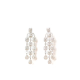 Diamante Long Glimmer Earrings