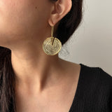 Coin Drop Earrings