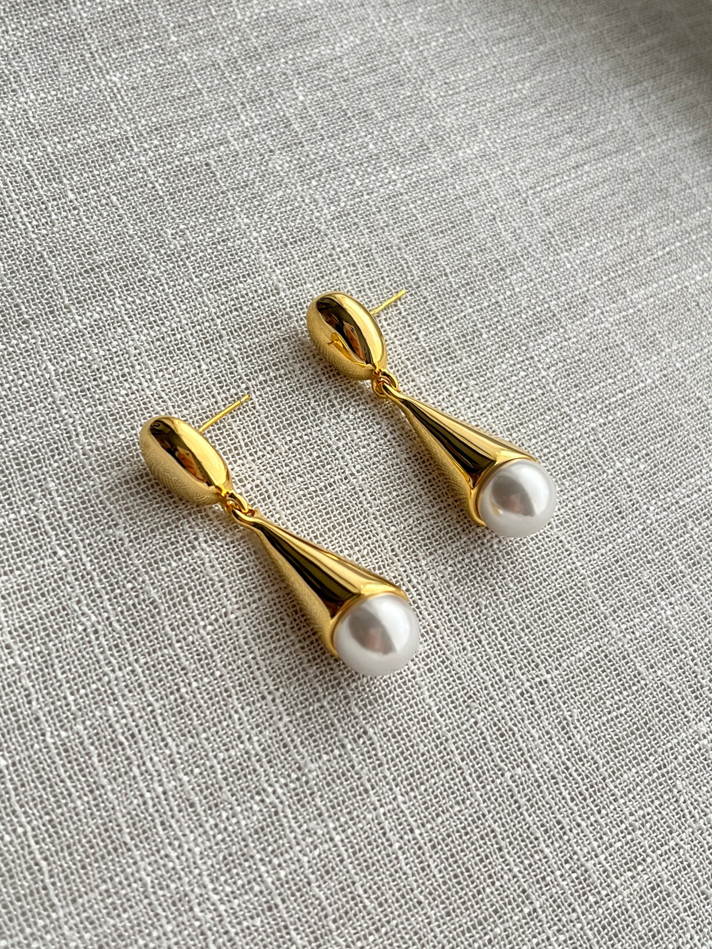 Danglers With Pearl Drop