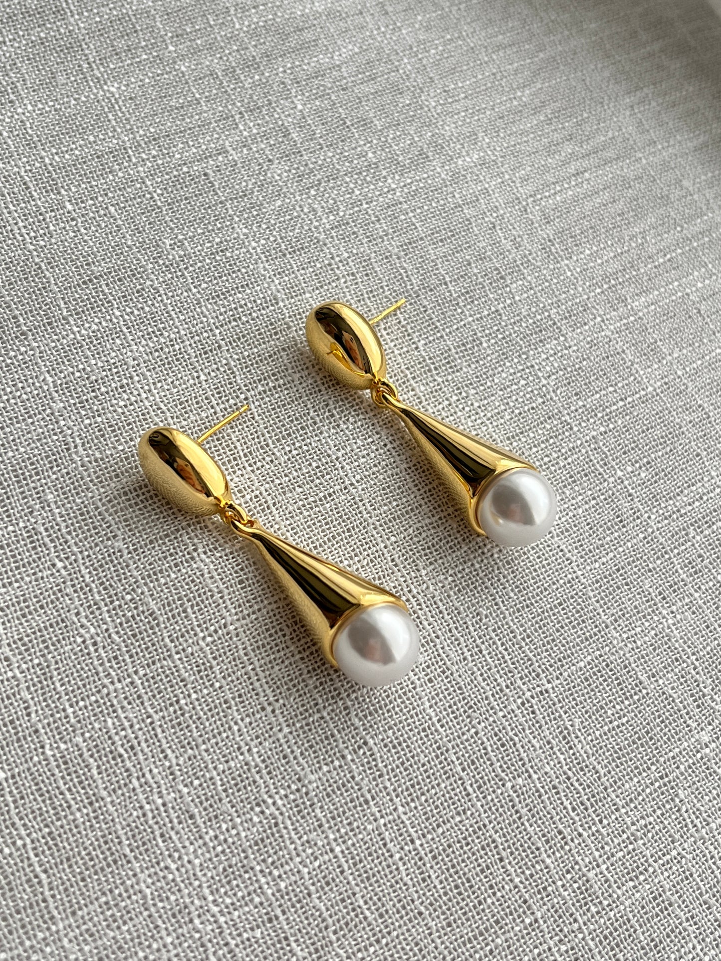 Danglers With Pearl Drop