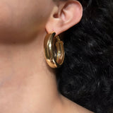 Helen Gold Hoop Earrings