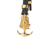 Ganesha Anchor Gold and Black Band Bracelet