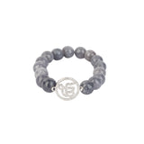 Grey Beads WaheGuru Rakhi