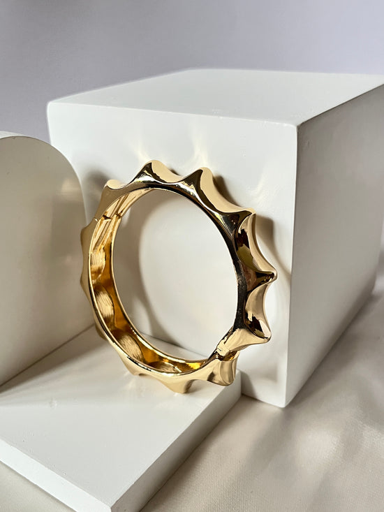 Load image into Gallery viewer, Sarah Gold Cuff Bracelet
