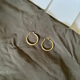 Helena Gold Hoop Earrings