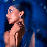Banita Sandhu in Lois Drop Cut Solitaire Diamanté Studs