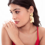 Gold Dune Earrings