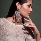 Diamante Chandelier Statement Earrings