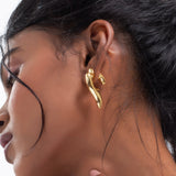 Golden Shield Earrings