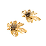 Majestic Floral Gold Earrings