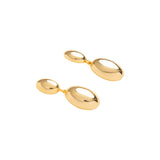 Golden Melts Dangling Earrings