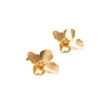 Gold Floral Earrings