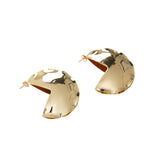 Hera Majestic Round Gold Earrings