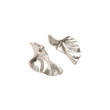 Sculpted Silver Earrings