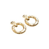 Knock Knock Gold Earrings