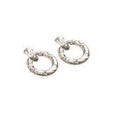 Knock Knock Silver Earrings