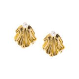 Eli Golden Pearl Earrings