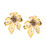 Majestic Floral Gold Earrings