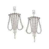 Diamante Chandelier Statement Earrings