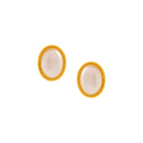 Victoria Gold and Pearl Stud Earrings