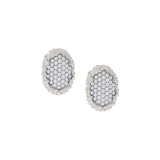 Honeycomb Silver Earrings