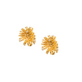 Golden Dandelion Earrings