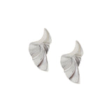 Sculpted Silver Earrings