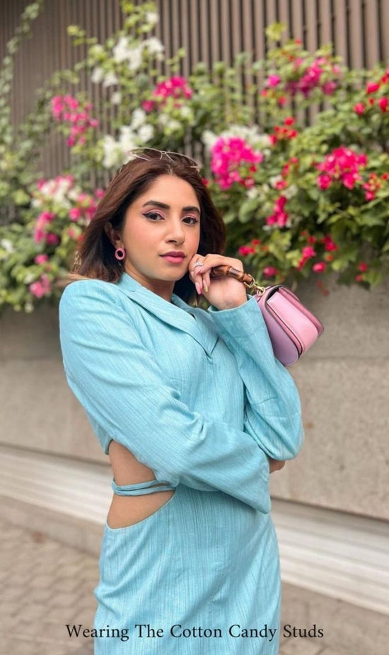 Load image into Gallery viewer, Ashna Shroff in Cotton Candy Studs

