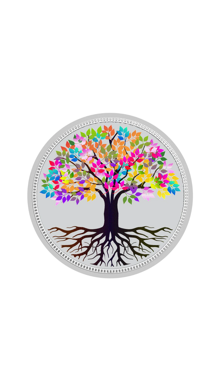 Load image into Gallery viewer, Tree 999 SILVER COLORED COIN
