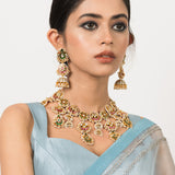 Esharya Necklace Set in Multicolour