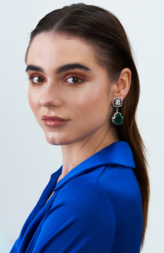Ella Diamanté Drop Earrings