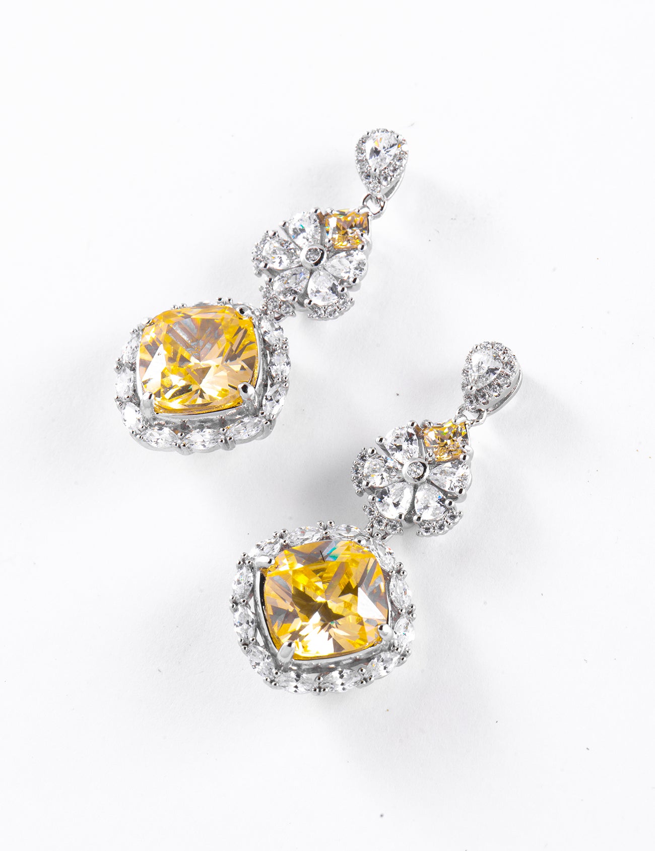 Sophia Sapphire Diamanté Earrings