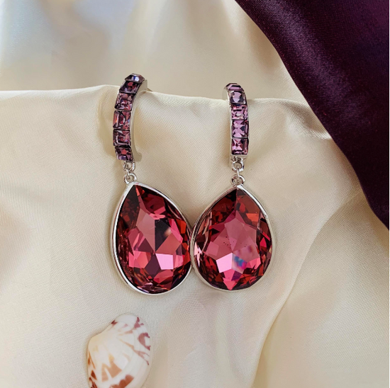 Swarovski sales earring set