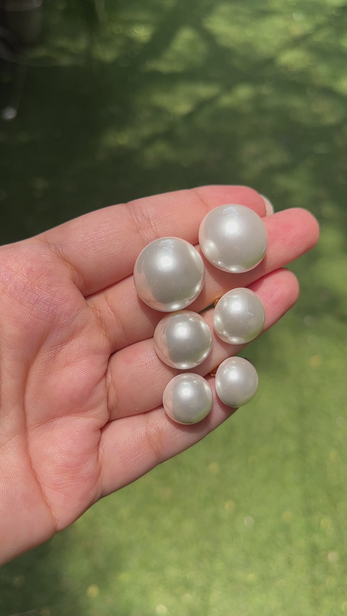 Load and play video in Gallery viewer, Demeter Classic Pearl Studs
