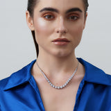 Eleni Single Line Diamanté Necklace