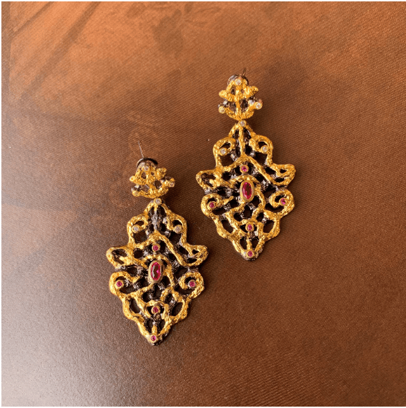 Vintage Thai Earrings - Zevar King