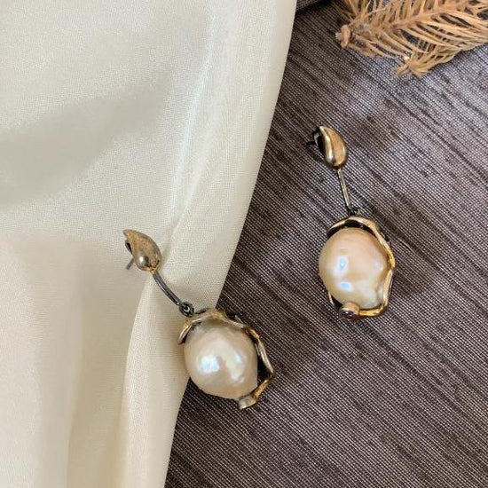 Baroque Pearl earrings - Zevar King