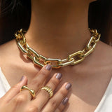 Athena Link Chain Necklace - Zevar King