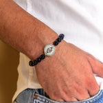 Blue Onyx Protection Bracelet - Zevar King